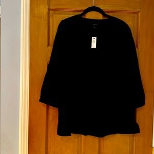 Never worn navy Talbots blouse